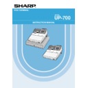 Sharp UP-600, UP-700 (serv.man26) User Guide / Operation Manual