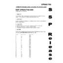 up-600, up-700 (serv.man71) technical bulletin