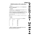 Sharp UP-600, UP-700 (serv.man75) Technical Bulletin