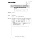 Sharp XE-A110 (serv.man8) Technical Bulletin
