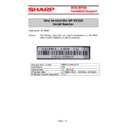 Sharp UP-V5500 (serv.man20) Technical Bulletin