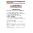 Sharp UP-X200 (serv.man40) Technical Bulletin