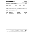 Sharp R-4G56M (serv.man8) Technical Bulletin