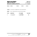 Sharp R-7A63M (serv.man9) Technical Bulletin