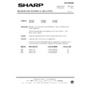 Sharp R-7N76M (serv.man10) Technical Bulletin
