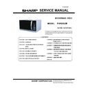 Sharp R-842SLM Service Manual