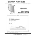 Sharp LL-T2020 (serv.man13) Parts Guide