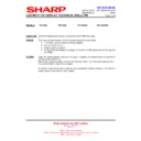 Sharp PN-465E (serv.man18) Technical Bulletin