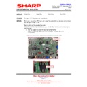 Sharp PN-70TB3 (serv.man22) Technical Bulletin