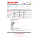 Sharp PN-E601 (serv.man12) Technical Bulletin