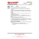 Sharp PN-E602 (serv.man9) Technical Bulletin