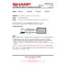 Sharp PN-L602B (serv.man32) Technical Bulletin