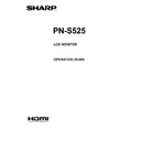 pn-s525 (serv.man5) user guide / operation manual