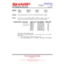 Sharp PN-U423 (serv.man6) Technical Bulletin