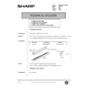 Sharp AL-1530 (serv.man40) Technical Bulletin