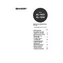 Sharp AL-1644 (serv.man16) User Guide / Operation Manual