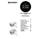 Sharp AL-2020 (serv.man5) User Guide / Operation Manual