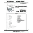 Sharp AL-2021 (serv.man3) Parts Guide