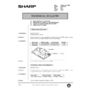 Sharp AL-800 (serv.man37) Technical Bulletin