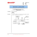 Sharp AR-205 (serv.man74) Technical Bulletin