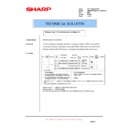 Sharp AR-206 (serv.man31) Technical Bulletin