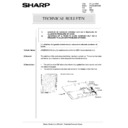 Sharp AR-285 (serv.man154) Technical Bulletin