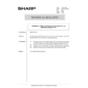 Sharp AR-285 (serv.man166) Technical Bulletin