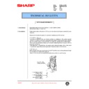 Sharp AR-285 (serv.man75) Technical Bulletin