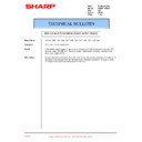 Sharp AR-287 (serv.man21) Technical Bulletin