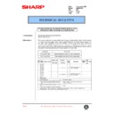 Sharp AR-336 (serv.man32) Technical Bulletin