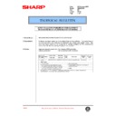 Sharp AR-336 (serv.man60) Technical Bulletin
