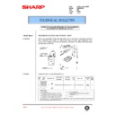 Sharp AR-336 (serv.man73) Technical Bulletin