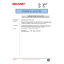 Sharp AR-336 (serv.man83) Technical Bulletin