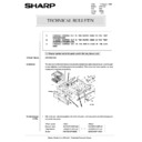 Sharp AR-5132 (serv.man80) Technical Bulletin