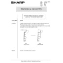Sharp AR-5132 (serv.man86) Technical Bulletin