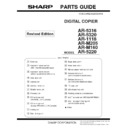 Sharp AR-5316E (serv.man5) Parts Guide