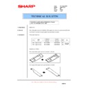 Sharp AR-810 (serv.man31) Technical Bulletin