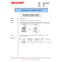 Sharp AR-C260 (serv.man73) Technical Bulletin