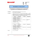 Sharp AR-CS1 (serv.man4) Technical Bulletin