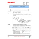 Sharp AR-DE1 (serv.man12) Technical Bulletin