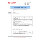 Sharp AR-FR12U (serv.man6) Technical Bulletin