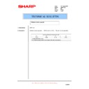 Sharp AR-FR12U (serv.man7) Technical Bulletin