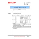 Sharp AR-FX11 (serv.man9) Technical Bulletin