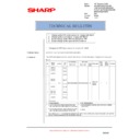 Sharp AR-FX3 Technical Bulletin
