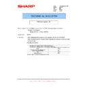 Sharp AR-FX7 (serv.man19) Technical Bulletin