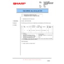 Sharp AR-M150 (serv.man41) Technical Bulletin