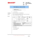 Sharp AR-M165-207 (serv.man79) Technical Bulletin
