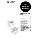 Sharp AR-M205 (serv.man18) User Guide / Operation Manual