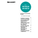 ar-m236 (serv.man11) user guide / operation manual