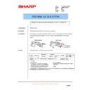 Sharp AR-M236 (serv.man74) Technical Bulletin